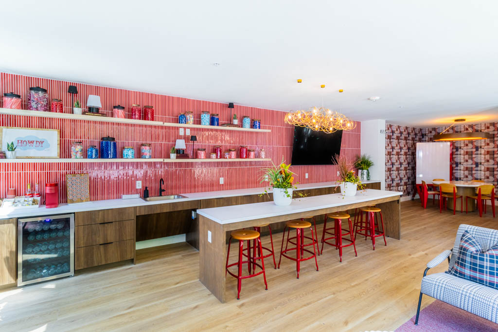 Coffee bar at Pointe San Marcos