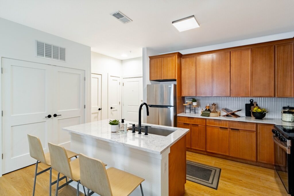 Premium kitchen with island seating
